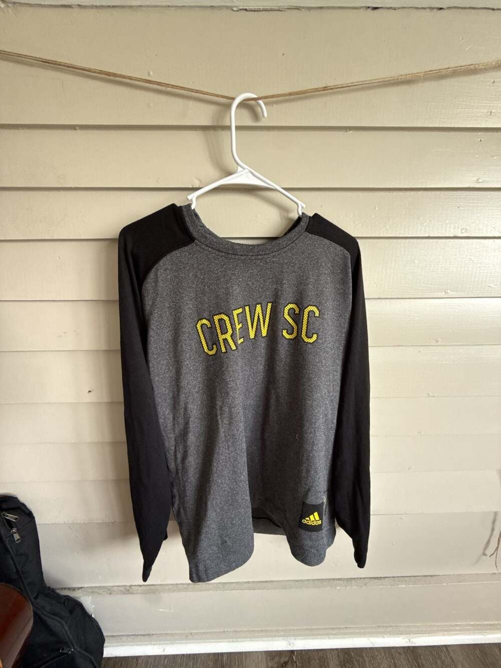 Adidas MLS Columbus Crew SC Raglan Long Sleeve Tee